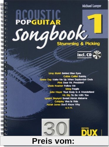 Acoustic Pop Guitar Songbook 1 Strumming & Picking